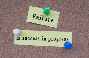 Failure is success in progress